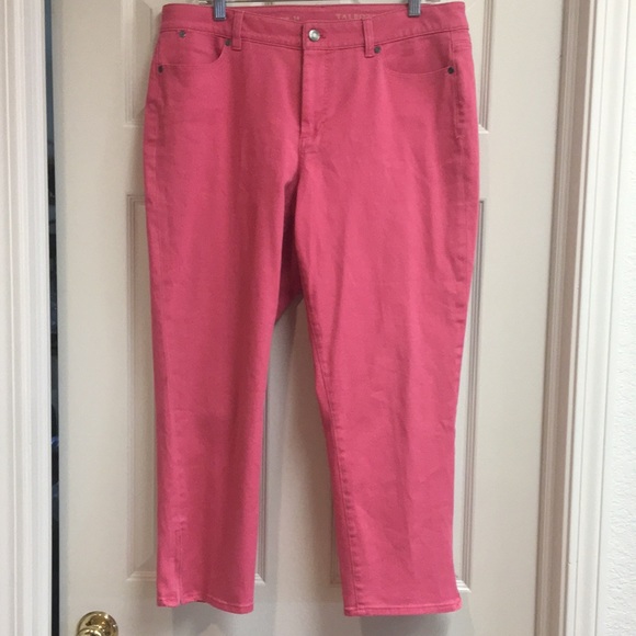 Talbots Denim - TALBOTS CURVY-CROPPED JEANS